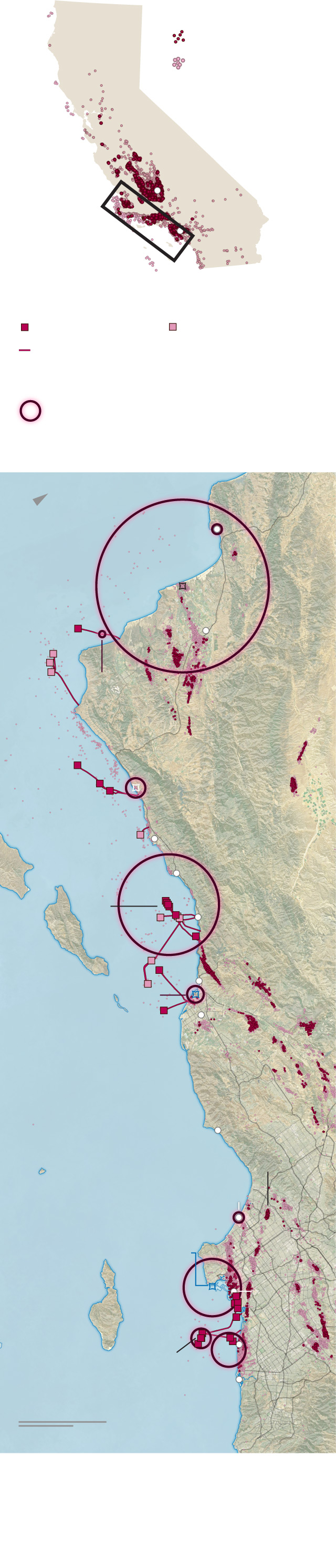 Oil and gas wells