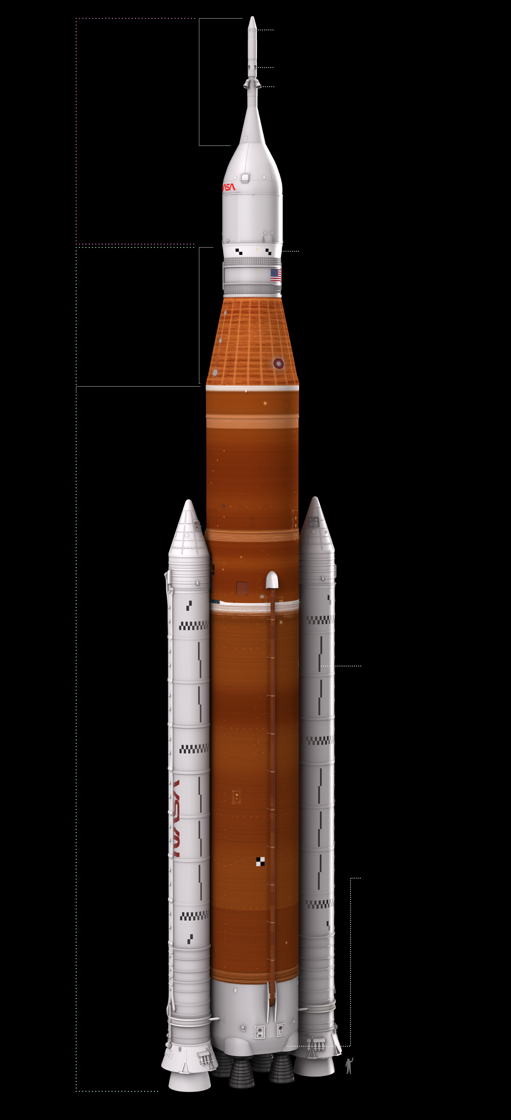 Space Header Rocket Spacecraft